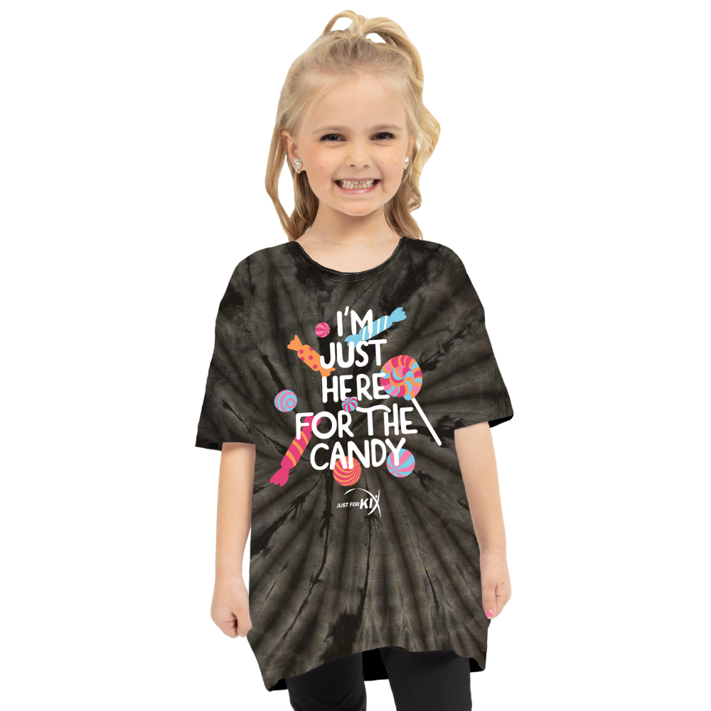2024 Halloween Shirt: I'm just here for the candy- HW2024-Spiderblack Image