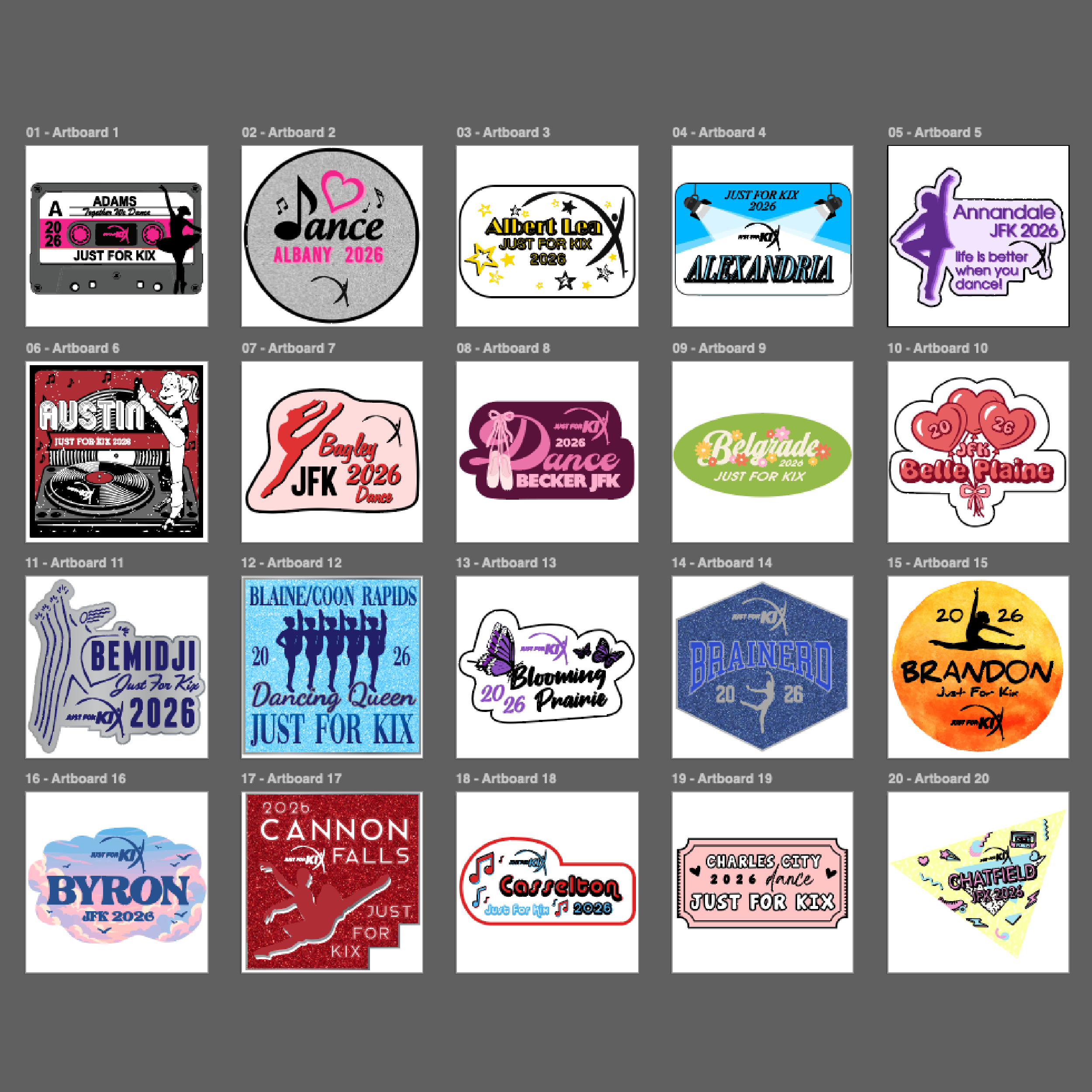 Together We Dance Trading Pins- TWD25 Image